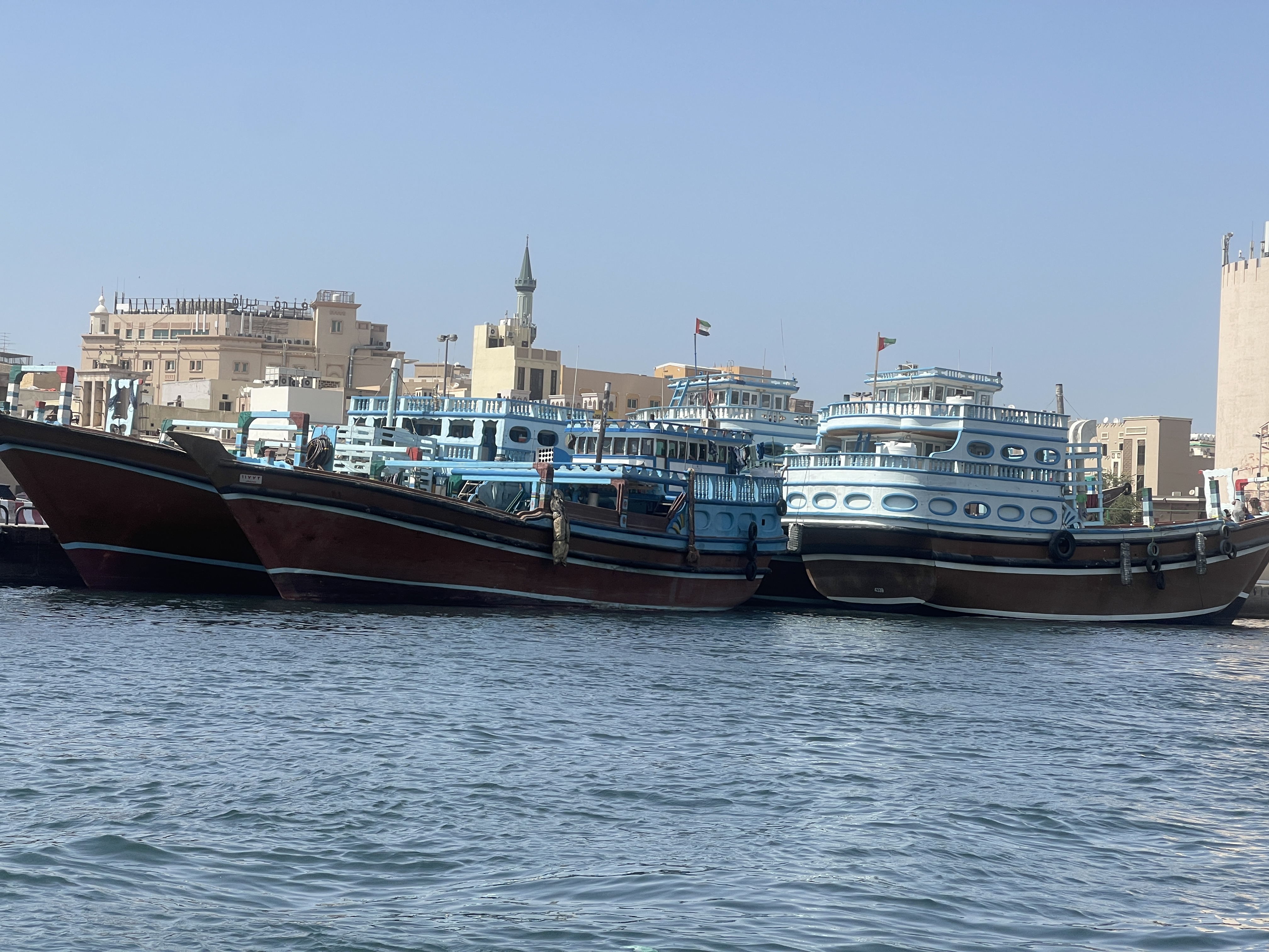 Old Blue Boats, near Dubai Spice Souk - Dubai, UAE.