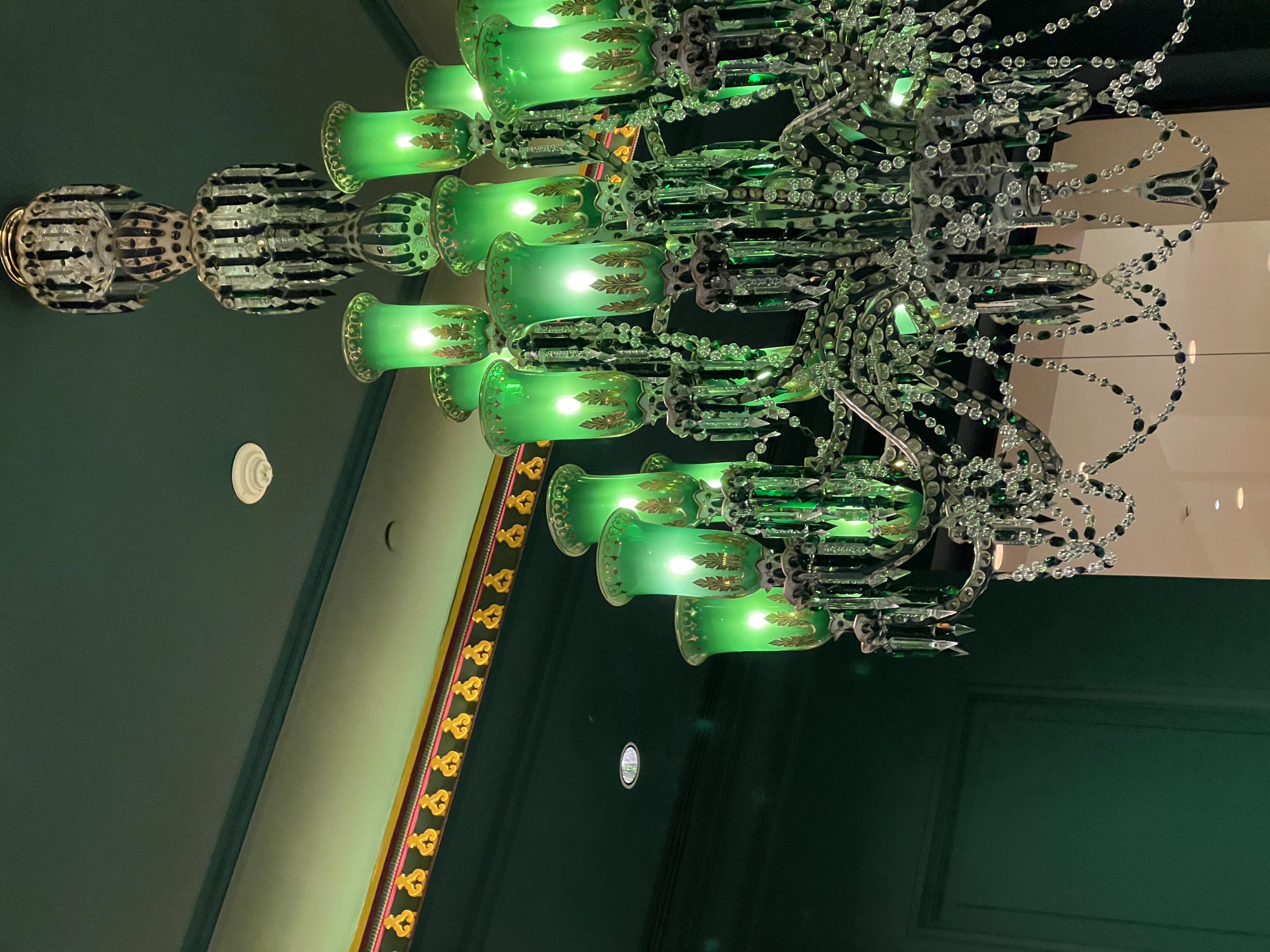 Green Chandelier, Four Seasons Tea Room - Doha, Qatar.